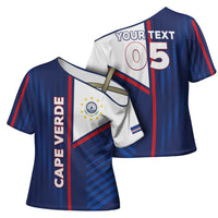 Custom Cape Verde Football Cross Shoulder Shirt Unique Style - Wonder Print Shop