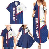 Custom Cape Verde Football Family Matching Summer Maxi Dress and Hawaiian Shirt Unique Style - Wonder Print Shop