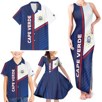 Custom Cape Verde Football Family Matching Tank Maxi Dress and Hawaiian Shirt Unique Style - Wonder Print Shop