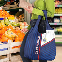 Cape Verde Football Grocery Bag Unique Style - Wonder Print Shop