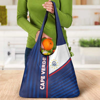 Cape Verde Football Grocery Bag Unique Style - Wonder Print Shop
