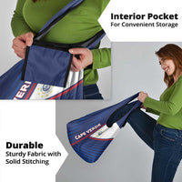 Cape Verde Football Grocery Bag Unique Style - Wonder Print Shop