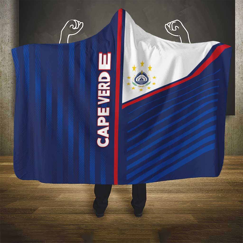 Cape Verde Football Hooded Blanket Unique Style - Wonder Print Shop