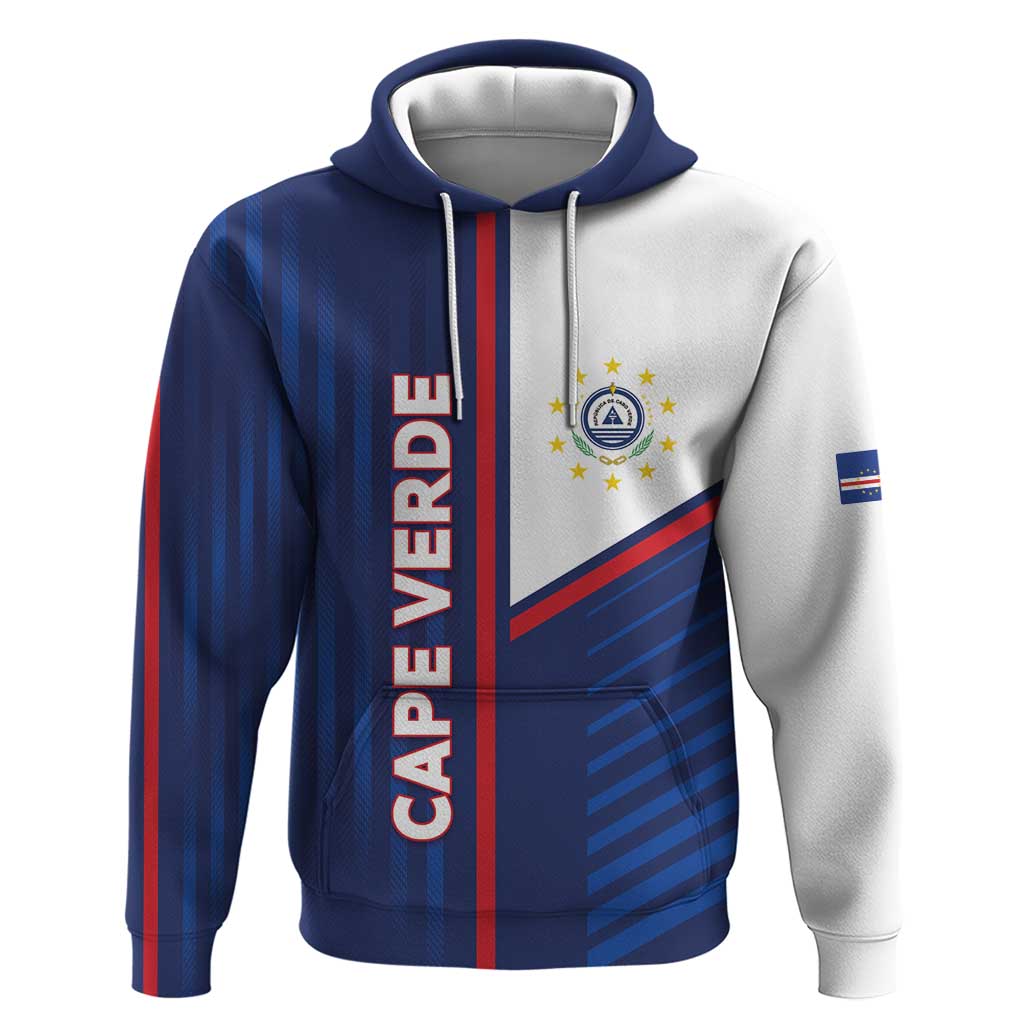 Custom Cape Verde Football Hoodie Unique Style - Wonder Print Shop