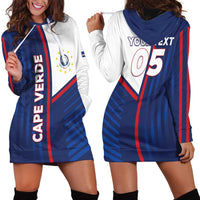 Custom Cape Verde Football Hoodie Dress Unique Style - Wonder Print Shop