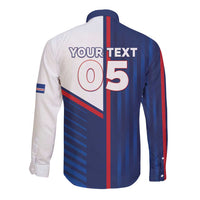 Custom Cape Verde Football Long Sleeve Button Shirt Unique Style - Wonder Print Shop