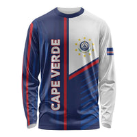 Custom Cape Verde Football Long Sleeve Shirt Unique Style - Wonder Print Shop