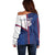 Custom Cape Verde Football Off Shoulder Sweater Unique Style - Wonder Print Shop