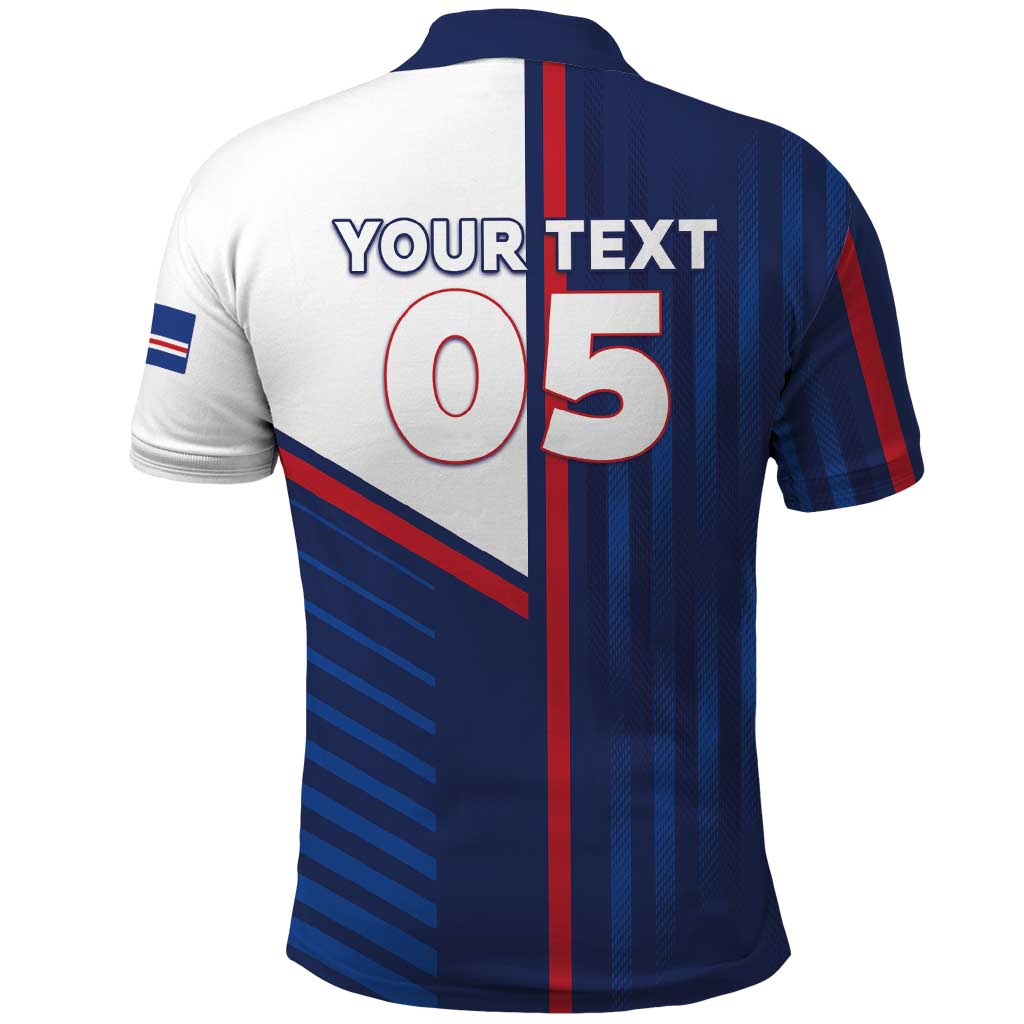 Custom Cape Verde Football Polo Shirt Unique Style - Wonder Print Shop