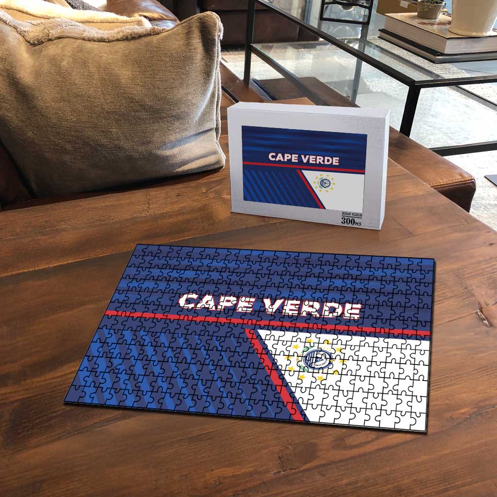 Cape Verde Football Puzzle Unique Style - Wonder Print Shop