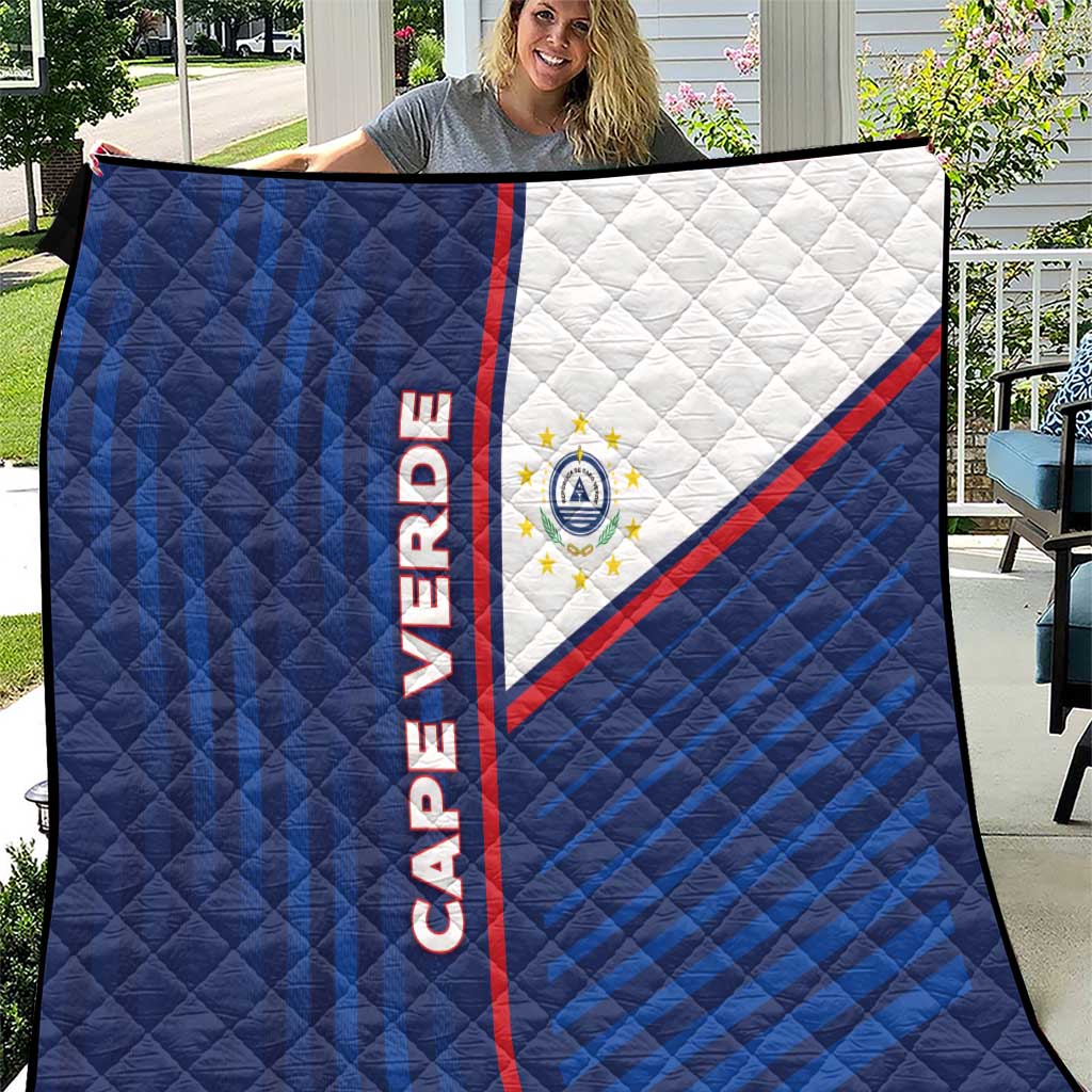 Cape Verde Football Quilt Unique Style - Wonder Print Shop