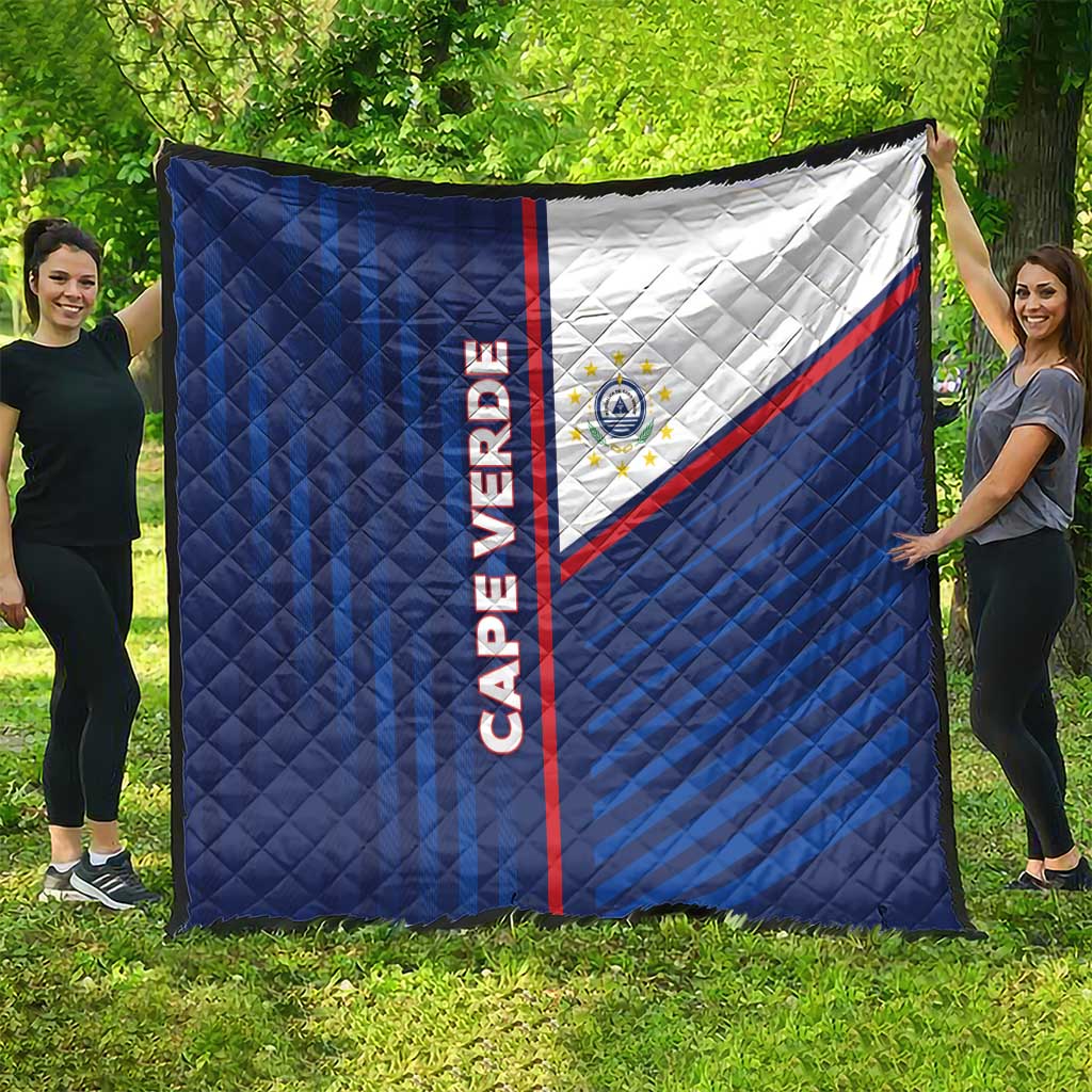 Cape Verde Football Quilt Unique Style - Wonder Print Shop