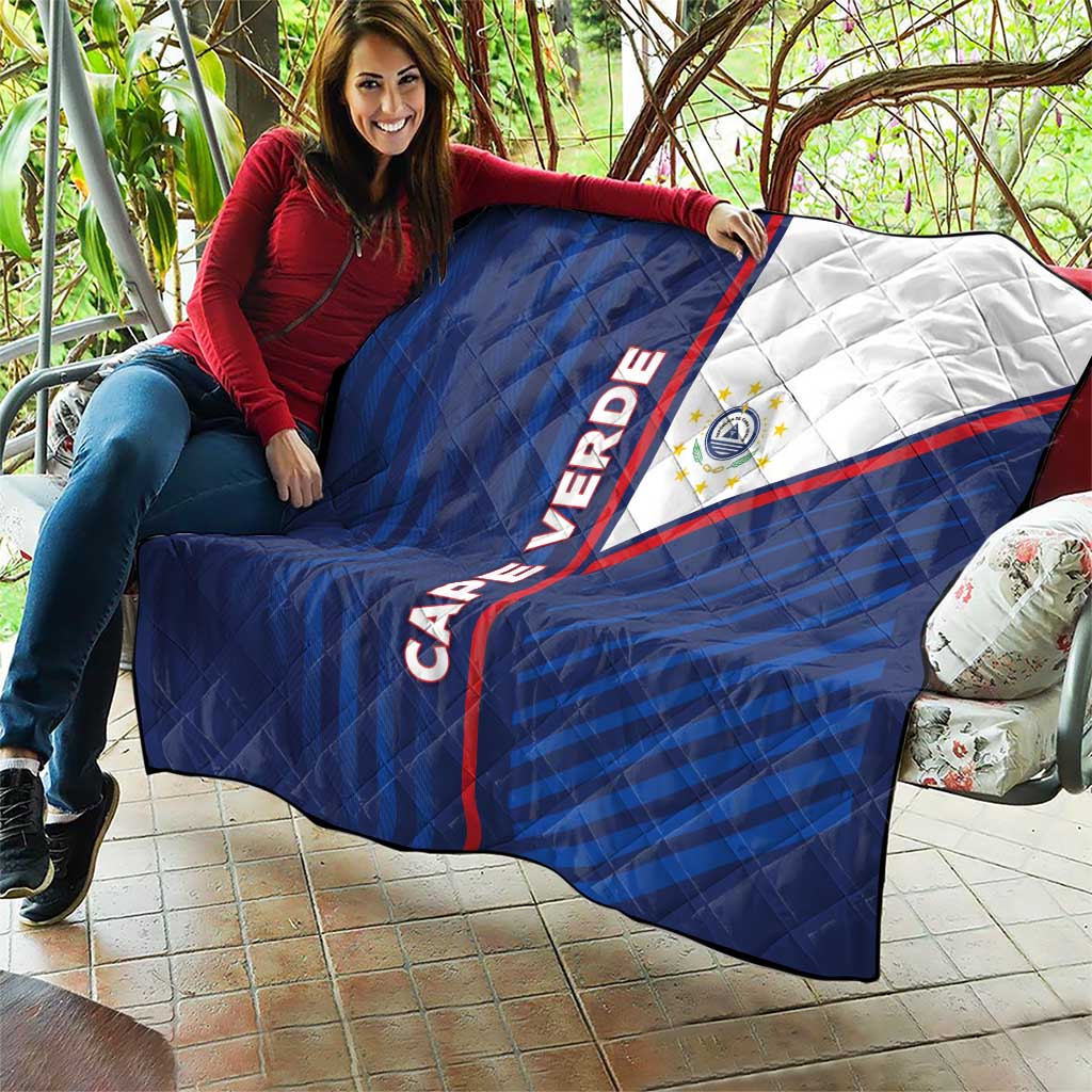Cape Verde Football Quilt Unique Style - Wonder Print Shop