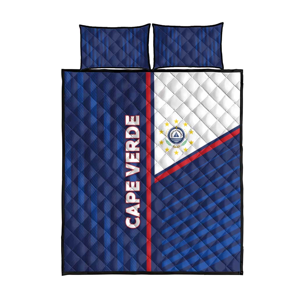 Cape Verde Football Quilt Bed Set Unique Style - Wonder Print Shop