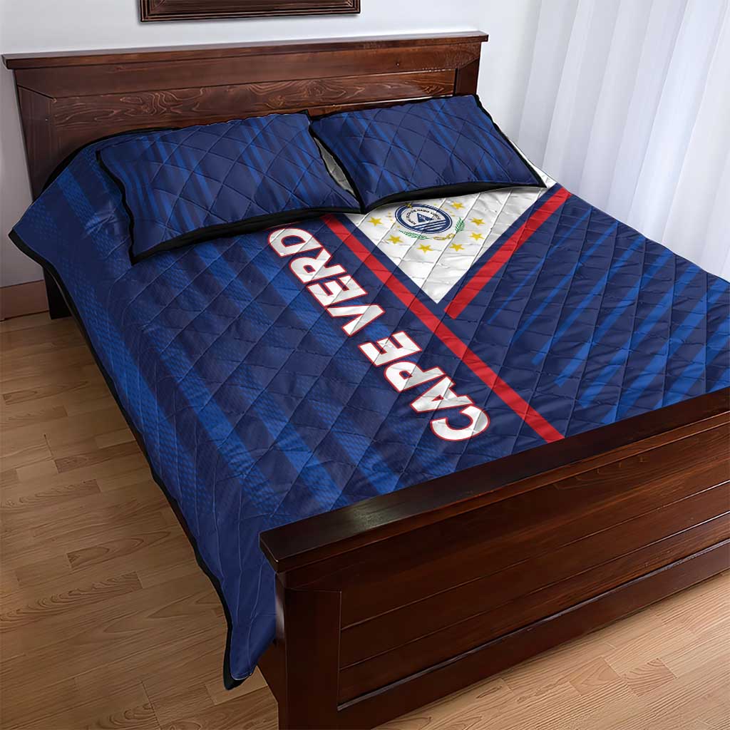 Cape Verde Football Quilt Bed Set Unique Style - Wonder Print Shop