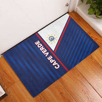 Cape Verde Football Rubber Doormat Unique Style - Wonder Print Shop