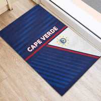 Cape Verde Football Rubber Doormat Unique Style - Wonder Print Shop