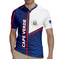 Custom Cape Verde Football Rugby Jersey Unique Style - Wonder Print Shop