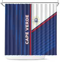 Cape Verde Football Shower Curtain Unique Style - Wonder Print Shop