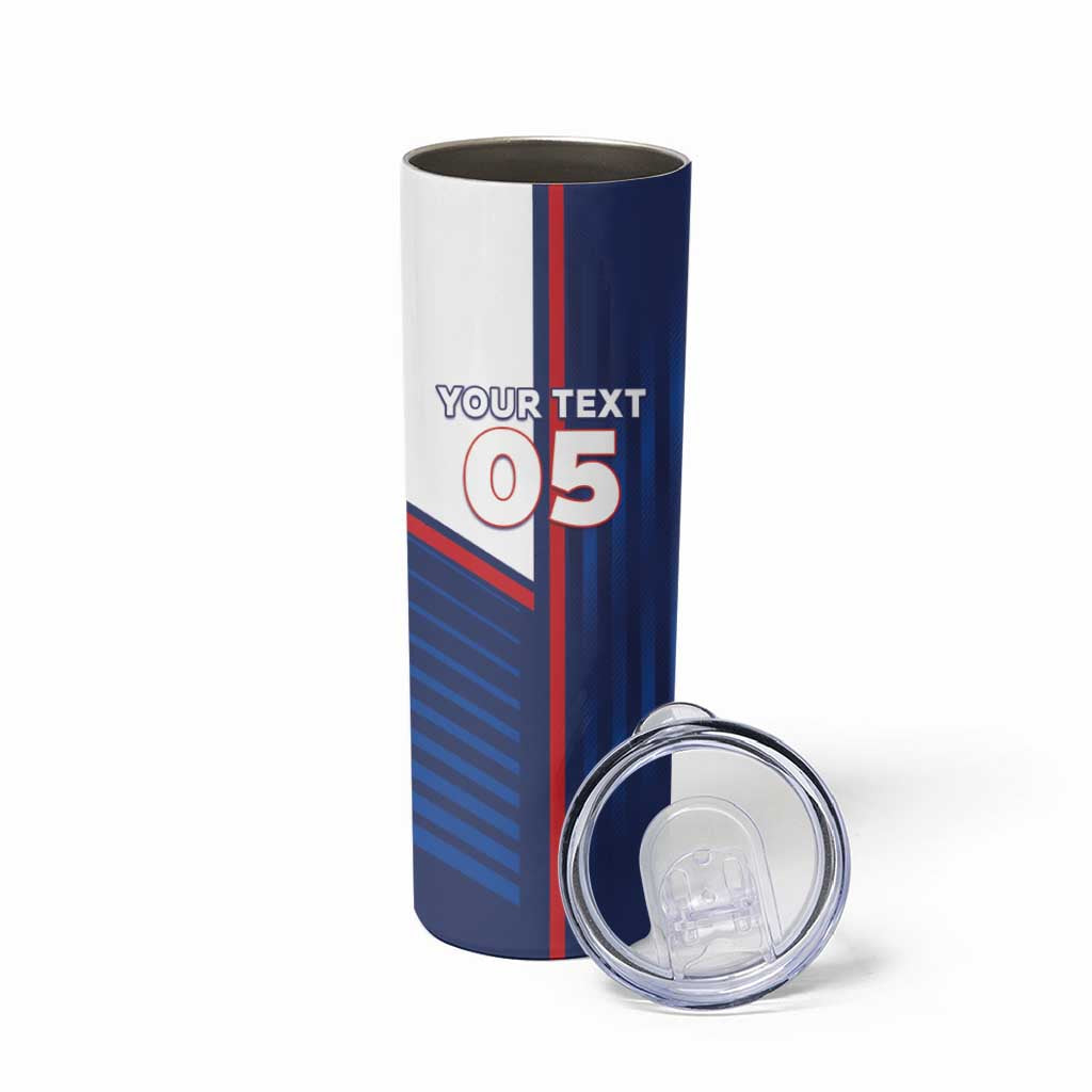 Custom Cape Verde Football Skinny Tumbler Unique Style - Wonder Print Shop