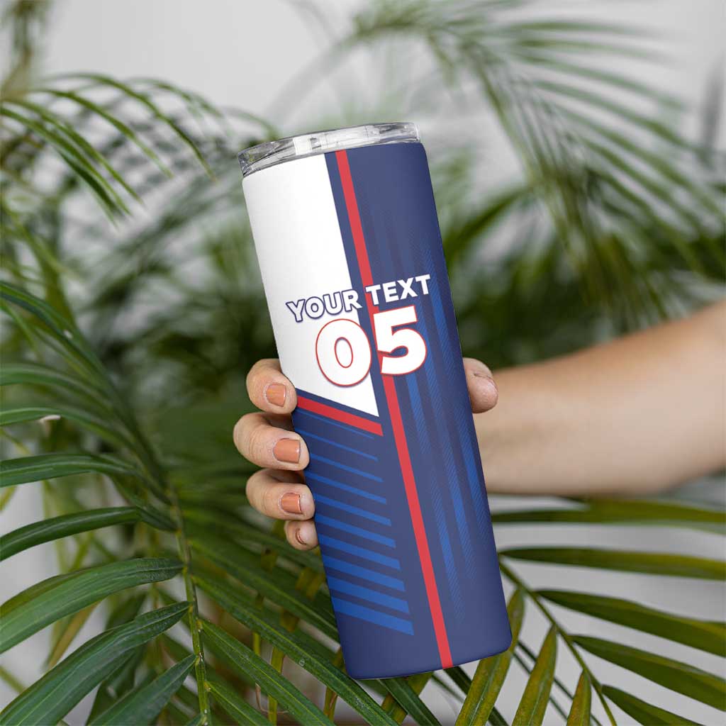 Custom Cape Verde Football Skinny Tumbler Unique Style - Wonder Print Shop