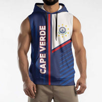 Custom Cape Verde Football Sleeveless Hoodie Unique Style - Wonder Print Shop