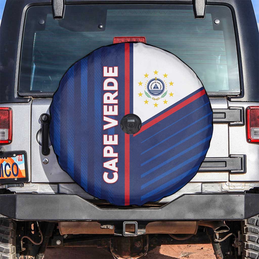 Cape Verde Football Spare Tire Cover Unique Style - Wonder Print Shop