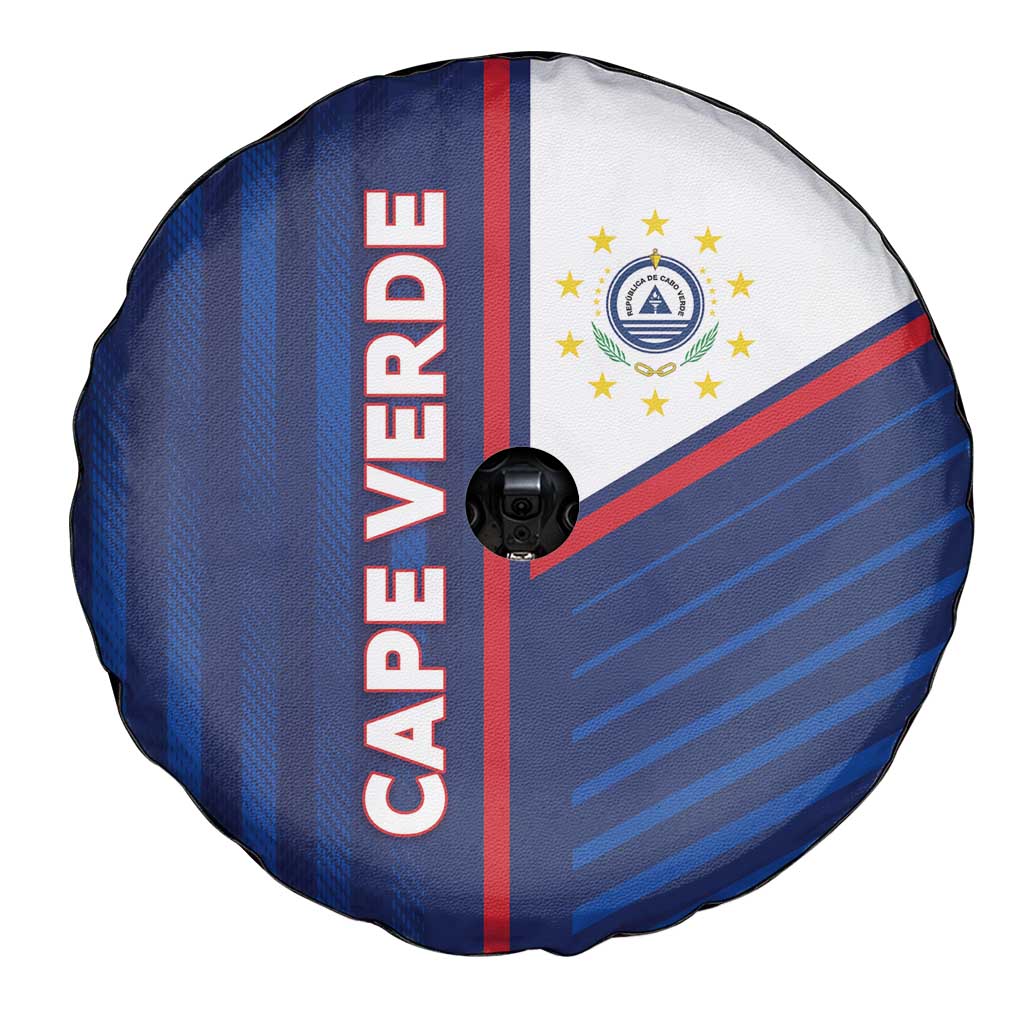 Cape Verde Football Spare Tire Cover Unique Style - Wonder Print Shop