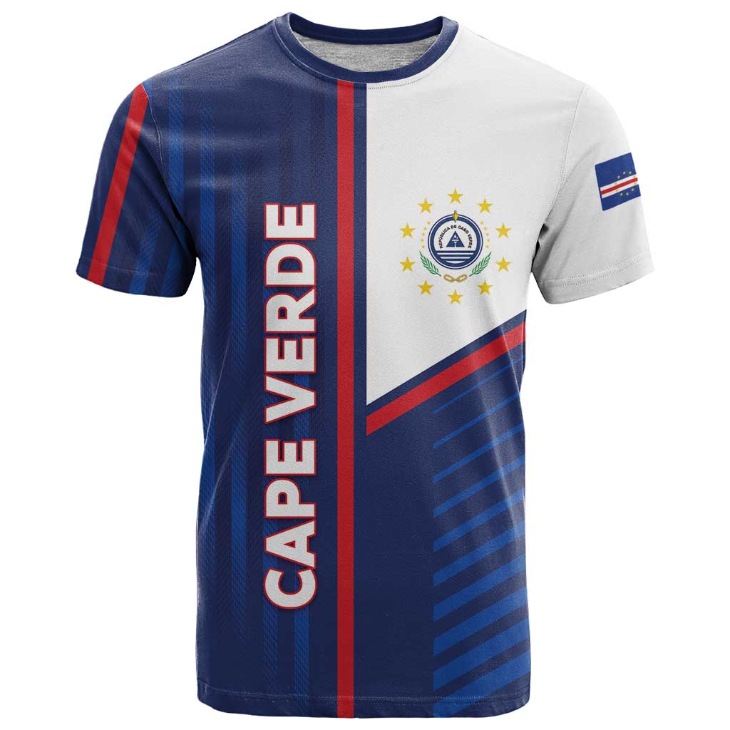 Custom Cape Verde Football T Shirt Unique Style - Wonder Print Shop