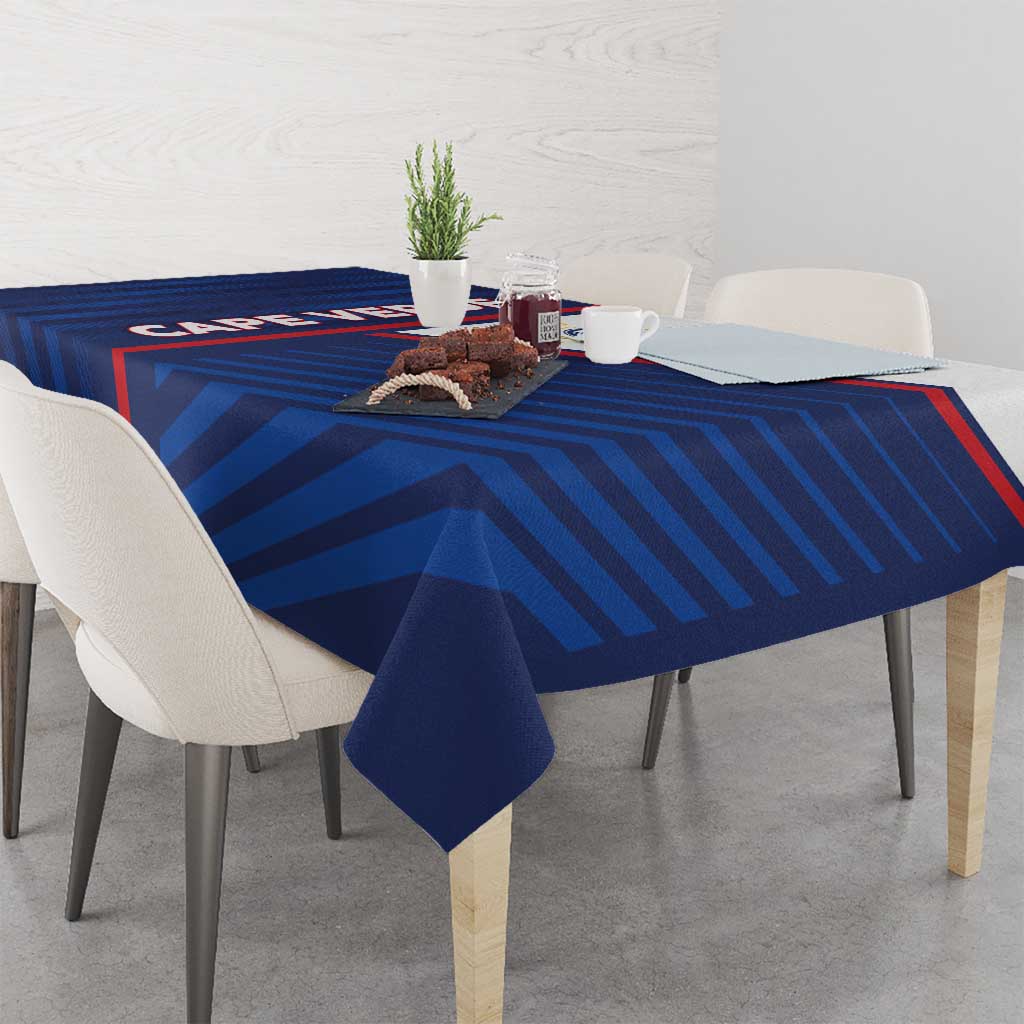Cape Verde Football Tablecloth Unique Style - Wonder Print Shop