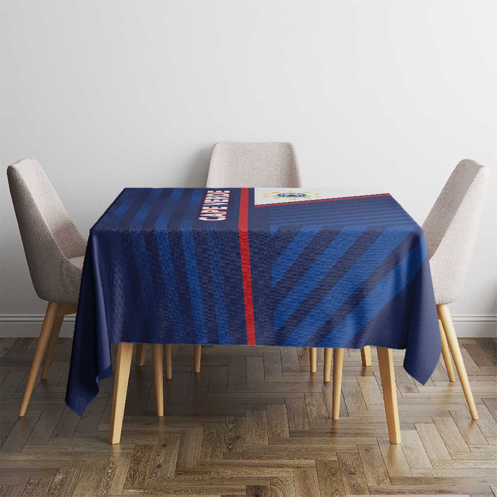Cape Verde Football Tablecloth Unique Style - Wonder Print Shop