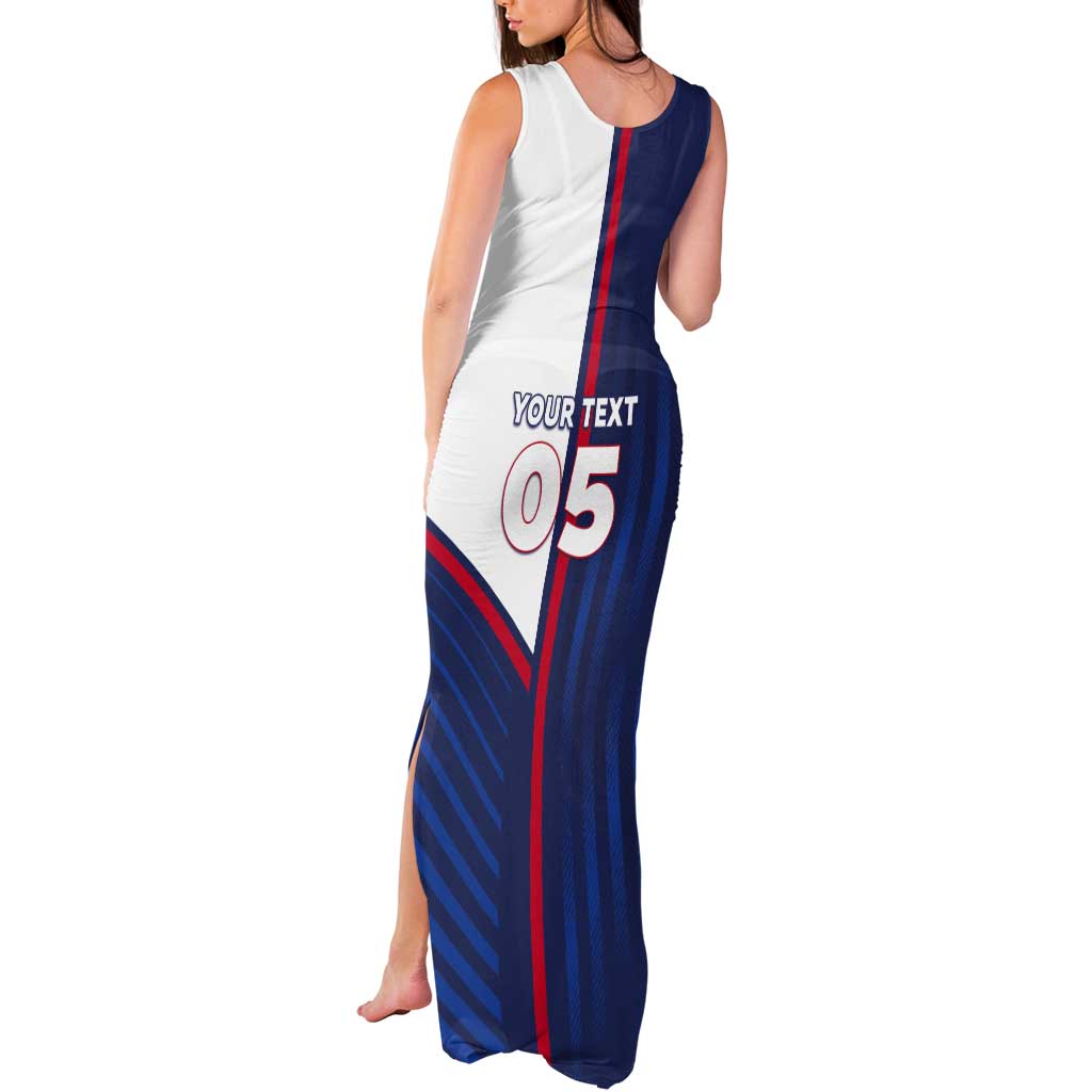 Custom Cape Verde Football Tank Maxi Dress Unique Style - Wonder Print Shop