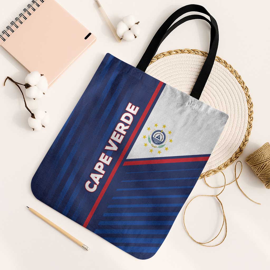 Cape Verde Football Tote Bag Unique Style - Wonder Print Shop