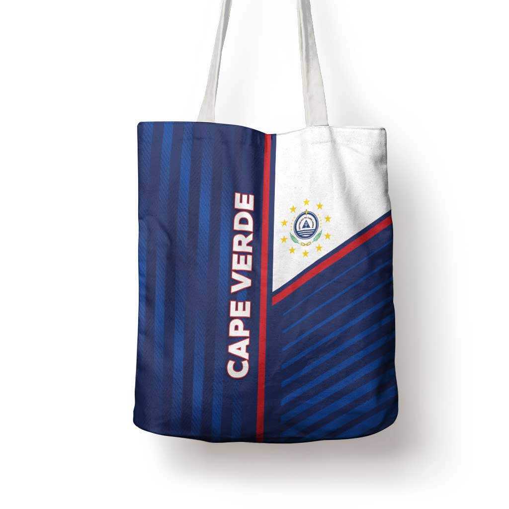 Cape Verde Football Tote Bag Unique Style - Wonder Print Shop