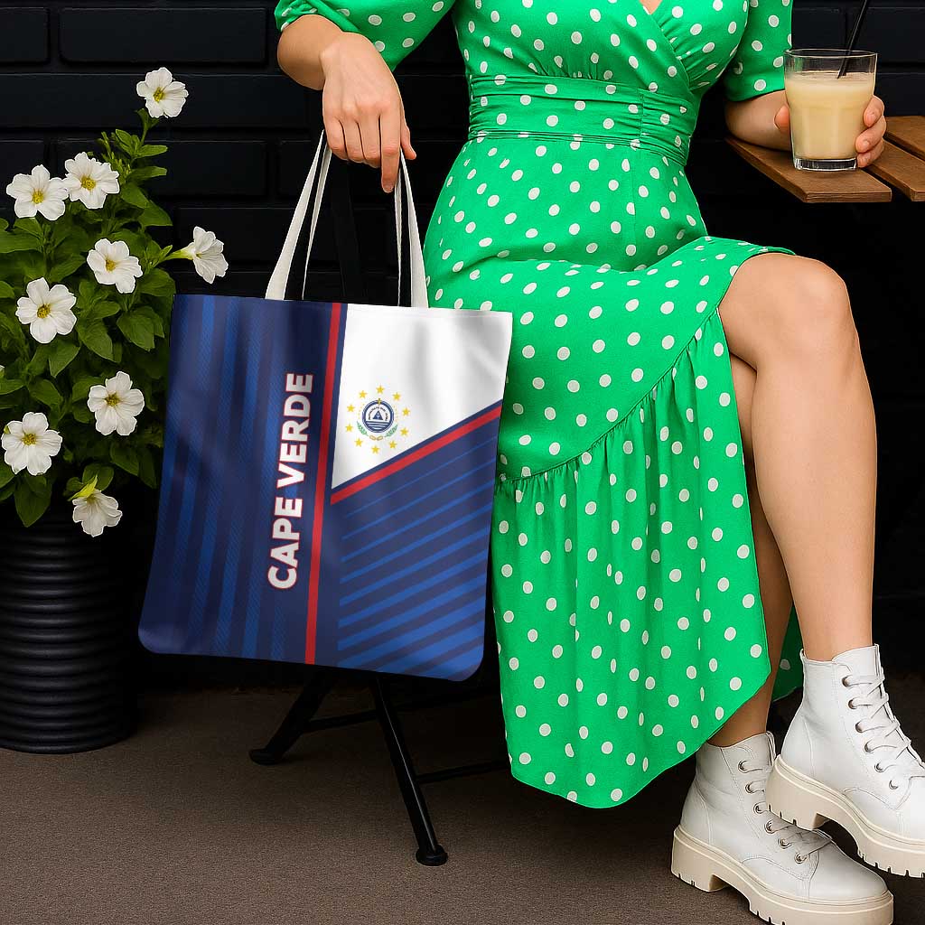 Cape Verde Football Tote Bag Unique Style - Wonder Print Shop