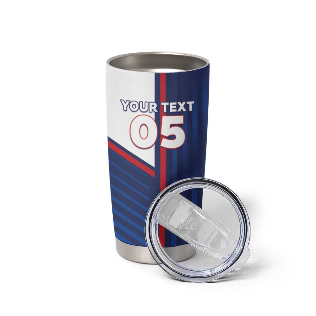 Custom Cape Verde Football Tumbler Cup Unique Style - Wonder Print Shop