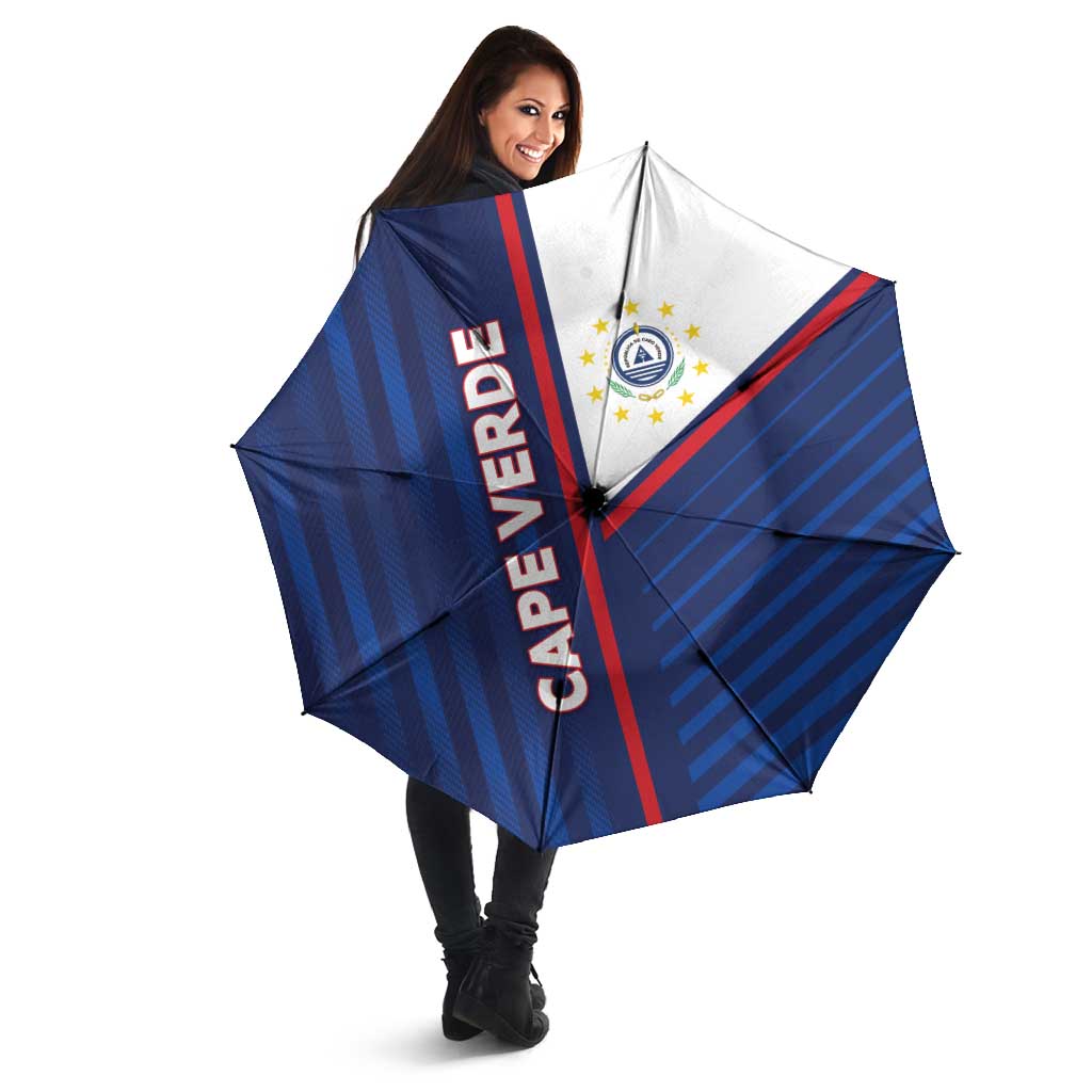 Cape Verde Football Umbrella Unique Style - Wonder Print Shop