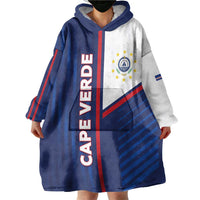 Custom Cape Verde Football Wearable Blanket Hoodie Unique Style - Wonder Print Shop
