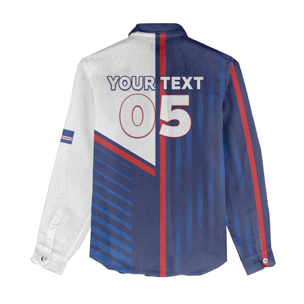 Custom Cape Verde Football Women Casual Shirt Unique Style - Wonder Print Shop