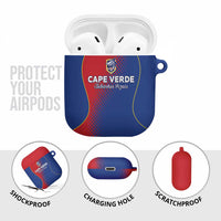 Cape Verde Football AirPods Case Blue Sharks Make History - Wonder Print Shop