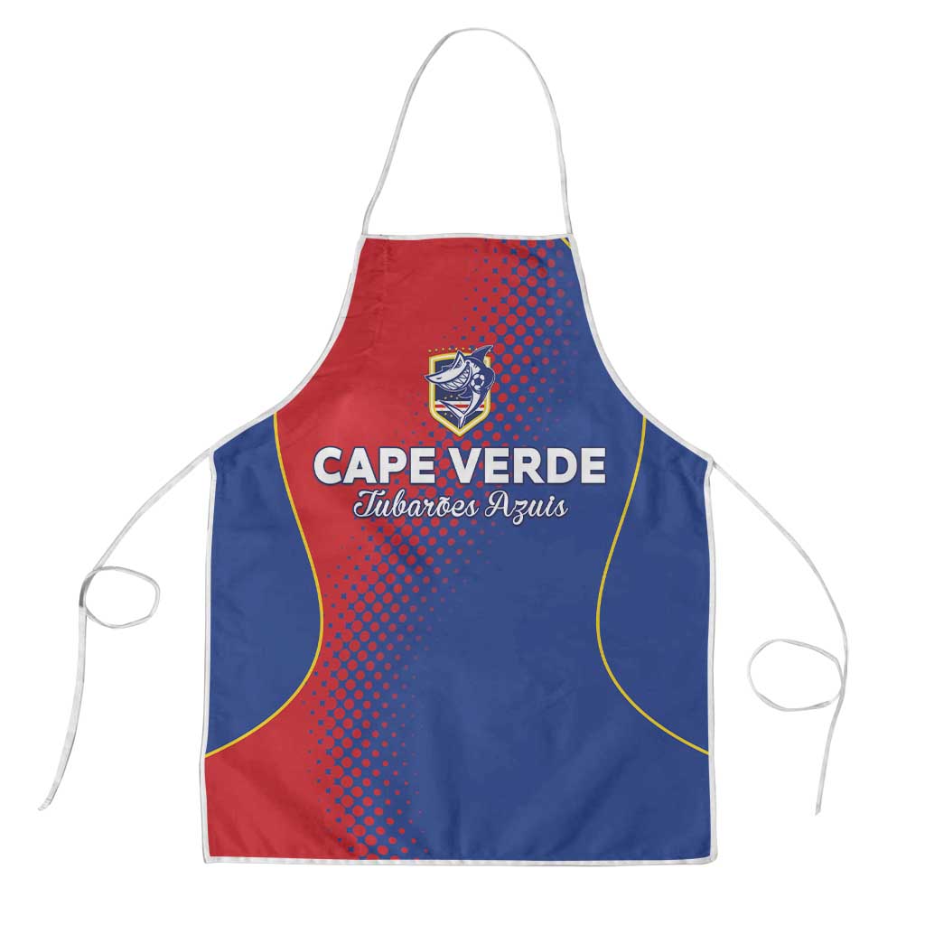 Cape Verde Football Apron Blue Sharks Make History - Wonder Print Shop