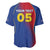 Custom Cape Verde Football Baseball Jersey Blue Sharks Make History - Wonder Print Shop