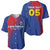 Custom Cape Verde Football Baseball Jersey Blue Sharks Make History - Wonder Print Shop