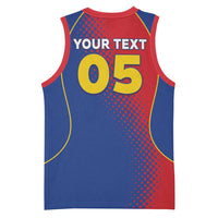 Custom Cape Verde Football Basketball Jersey Blue Sharks Make History - Wonder Print Shop