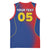Custom Cape Verde Football Basketball Jersey Blue Sharks Make History - Wonder Print Shop