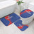 Cape Verde Football Bathroom Set Blue Sharks Make History - Wonder Print Shop