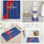 Cape Verde Football Bathroom Set Blue Sharks Make History - Wonder Print Shop