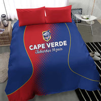 Cape Verde Football Bedding Set Blue Sharks Make History - Wonder Print Shop