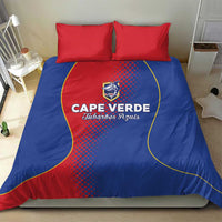 Cape Verde Football Bedding Set Blue Sharks Make History - Wonder Print Shop