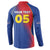 Custom Cape Verde Football Button Sweatshirt Blue Sharks Make History - Wonder Print Shop
